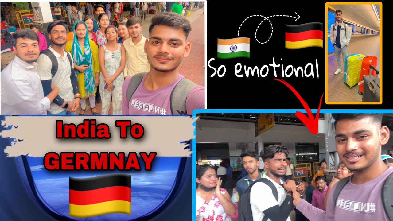 INDIA TO GERMANY 🇩🇪 FULL JOURNEY | SO EMOTIONAL 🥺 | INTERNATIONAL STUDENT ❤️