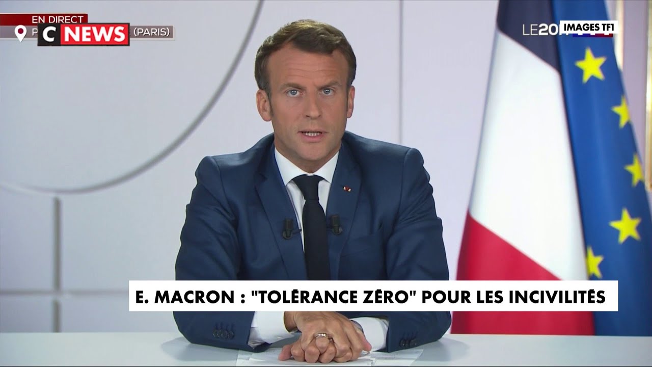 Emmanuel Macron : &laquo;tol&eacute;rance z&eacute;ro&raquo; pour les incivilit&eacute;s