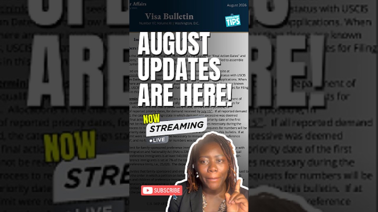 NEW TRAILER | August 2026 Visa Bulletin: A Rare Window for Green Card Applicants