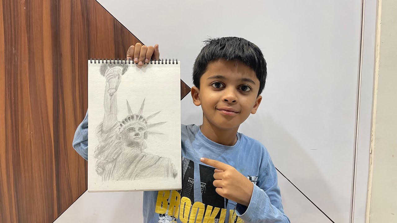 Statue of Liberty Drawing Step by Step | Part2 #statueofliberty #drawing