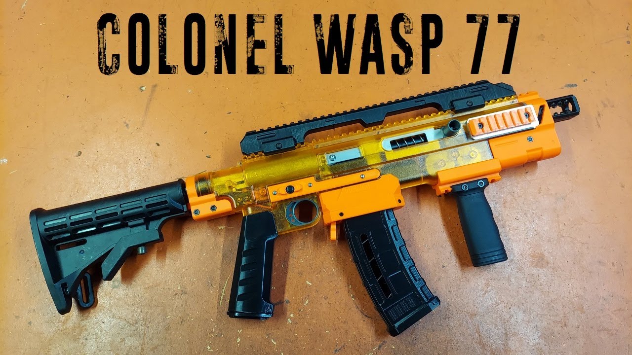 Ideal Foam Blaster - Colonel Wasp 77 - Firing and Review