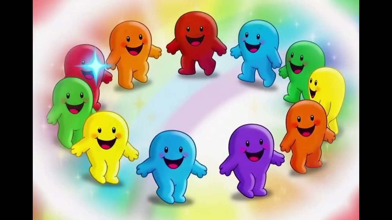 Colors Song 🌈 | Learn Colors with Beautiful Nursery Rhymes for Kids