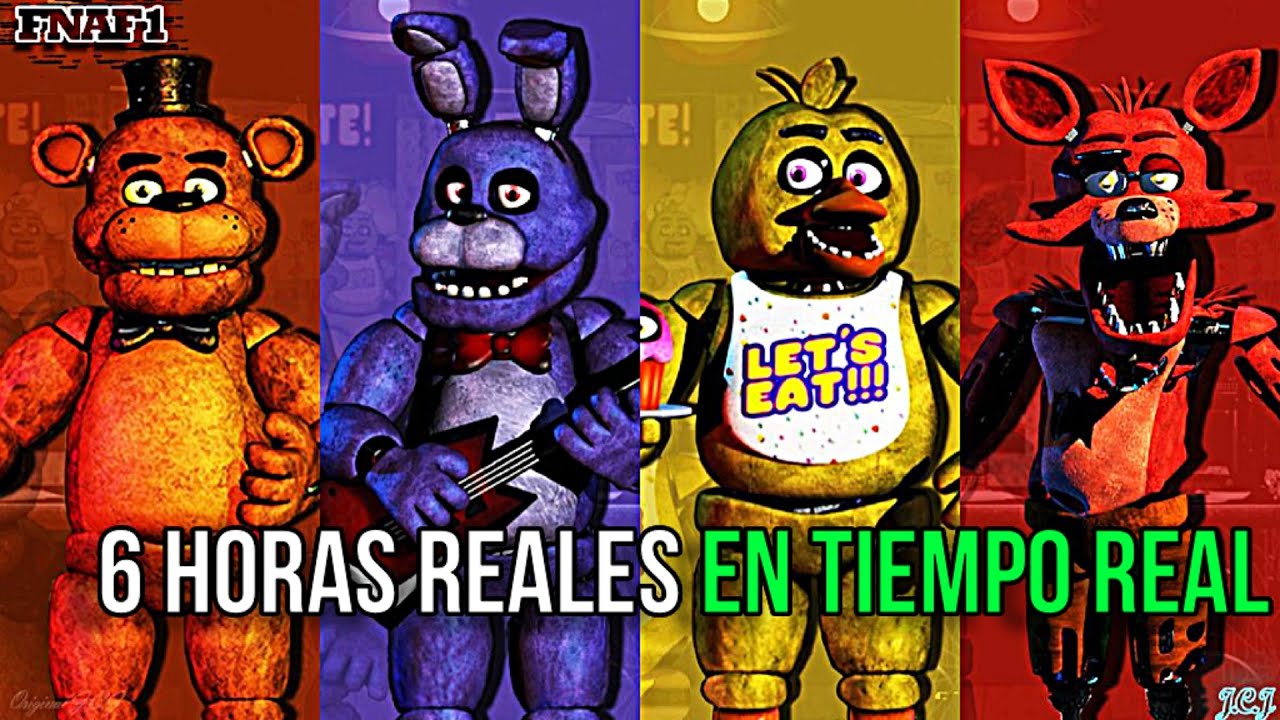 🔴6 HORAS REALES DE FNAF EN TIEMPO REAL🔴 ROBLOX🔴