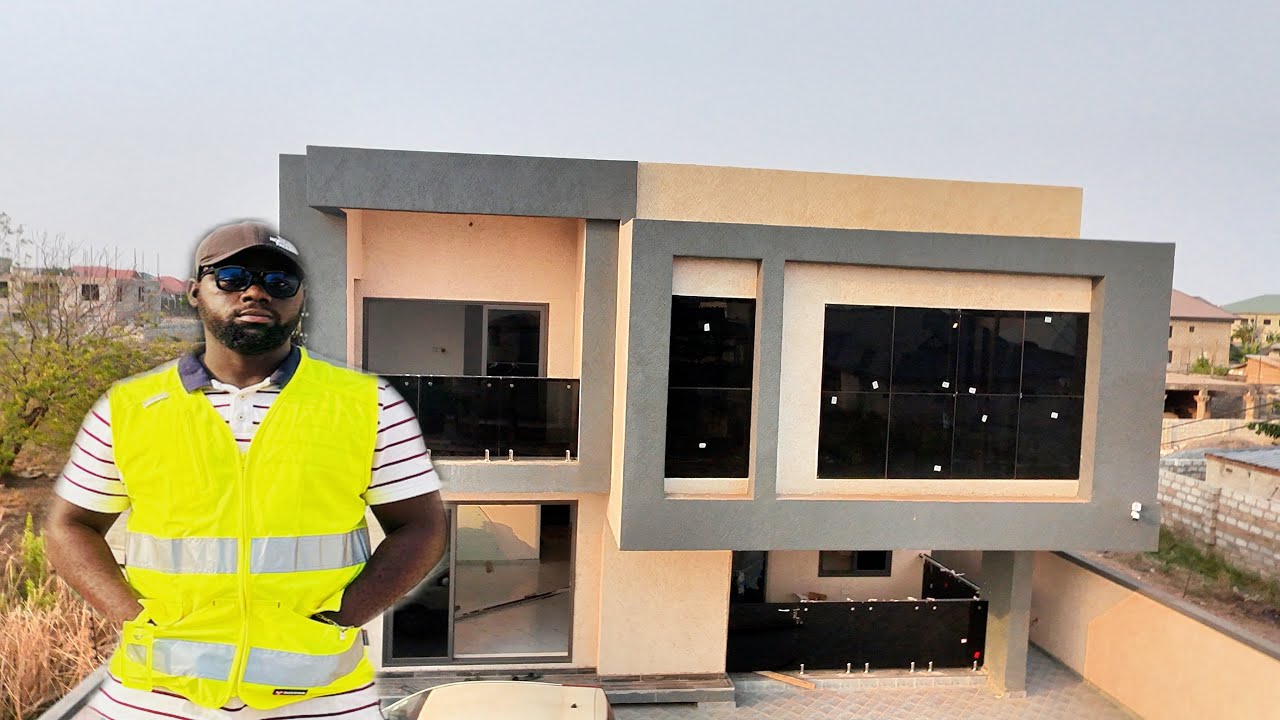 $20,000 For Full House Glass works-laminated glass is the perfect choice || Building in Ghana 🇬🇭