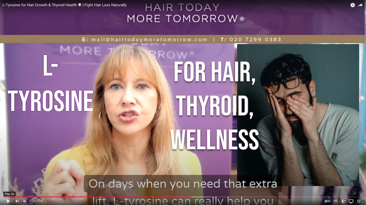 L-Tyrosine for Hair Growth & Thyroid Health 🌟 | Fight Hair Loss Naturally