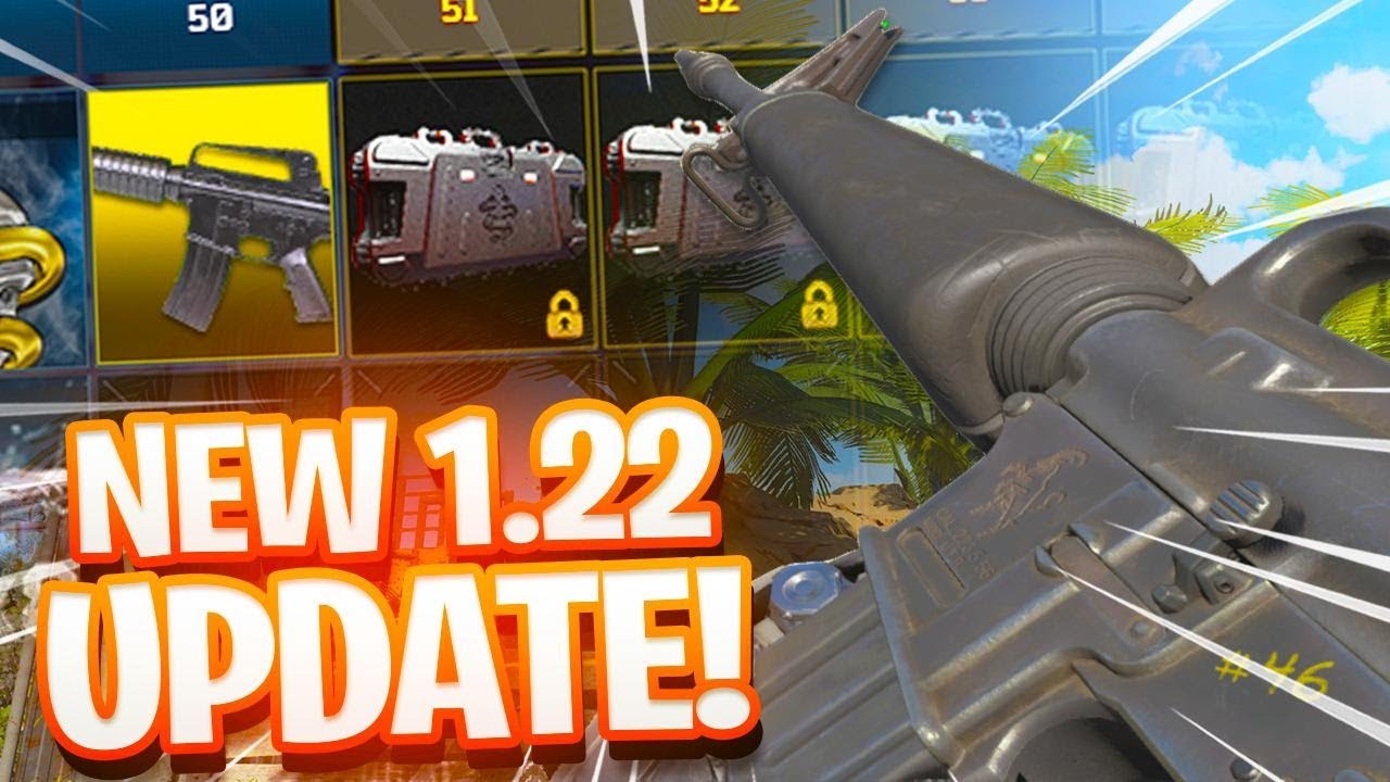 the NEW 1.22 UPDATE (BLACK OPS 4) *FACECAM*