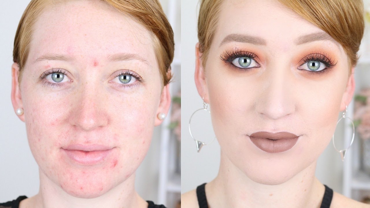 Affordable/Drugstore Makeup Tutorial Including Brushes For Pale Skin