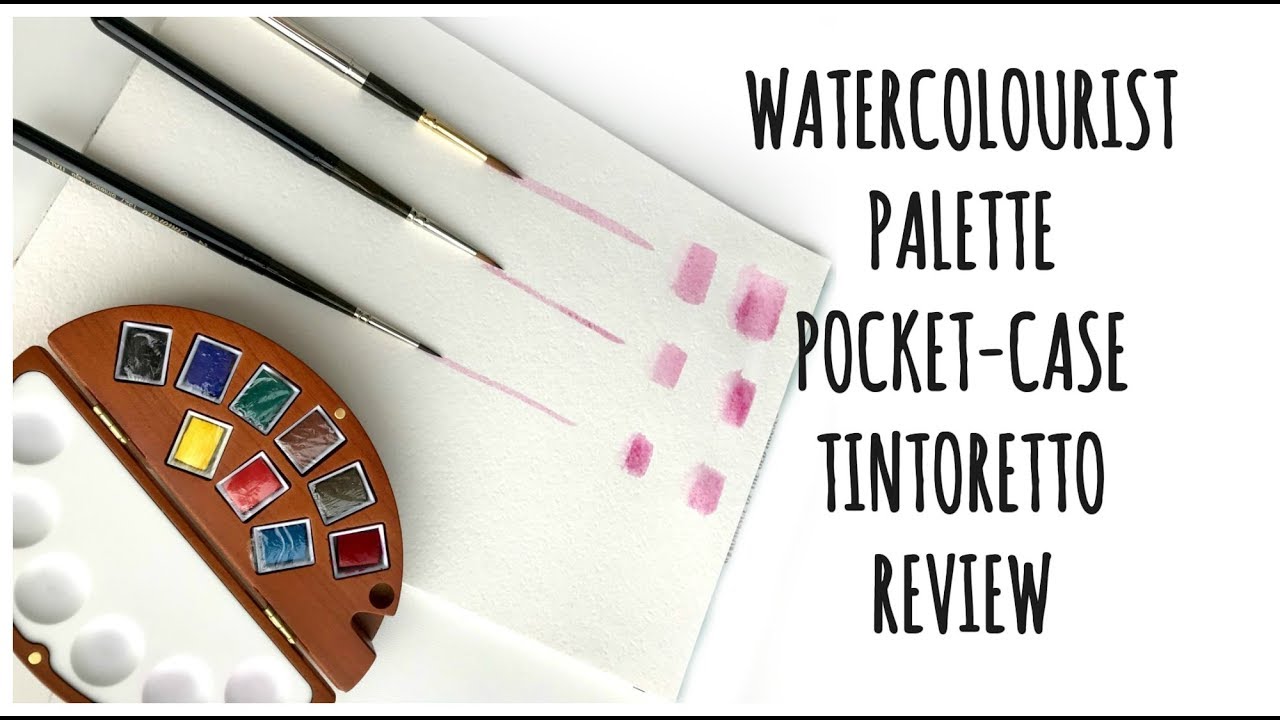 Review WATERCOLOURIST PALETTE POCKET-CASE TINTORETTO (Acquerello, materiali) Arte per Te
