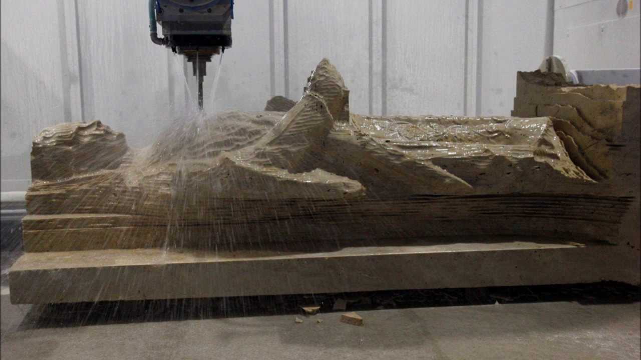 The making of a Statue