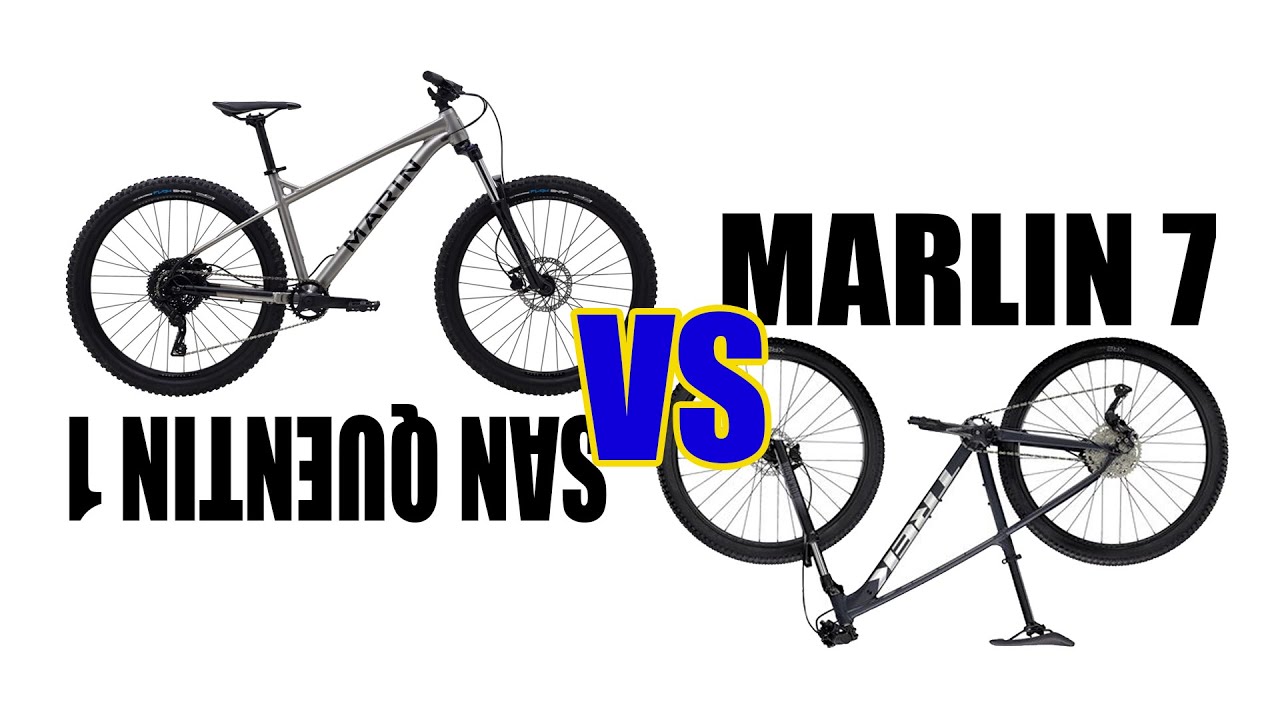 COMPARANDO MARIN  SAN QUENTIN Y TREK  MARLIN