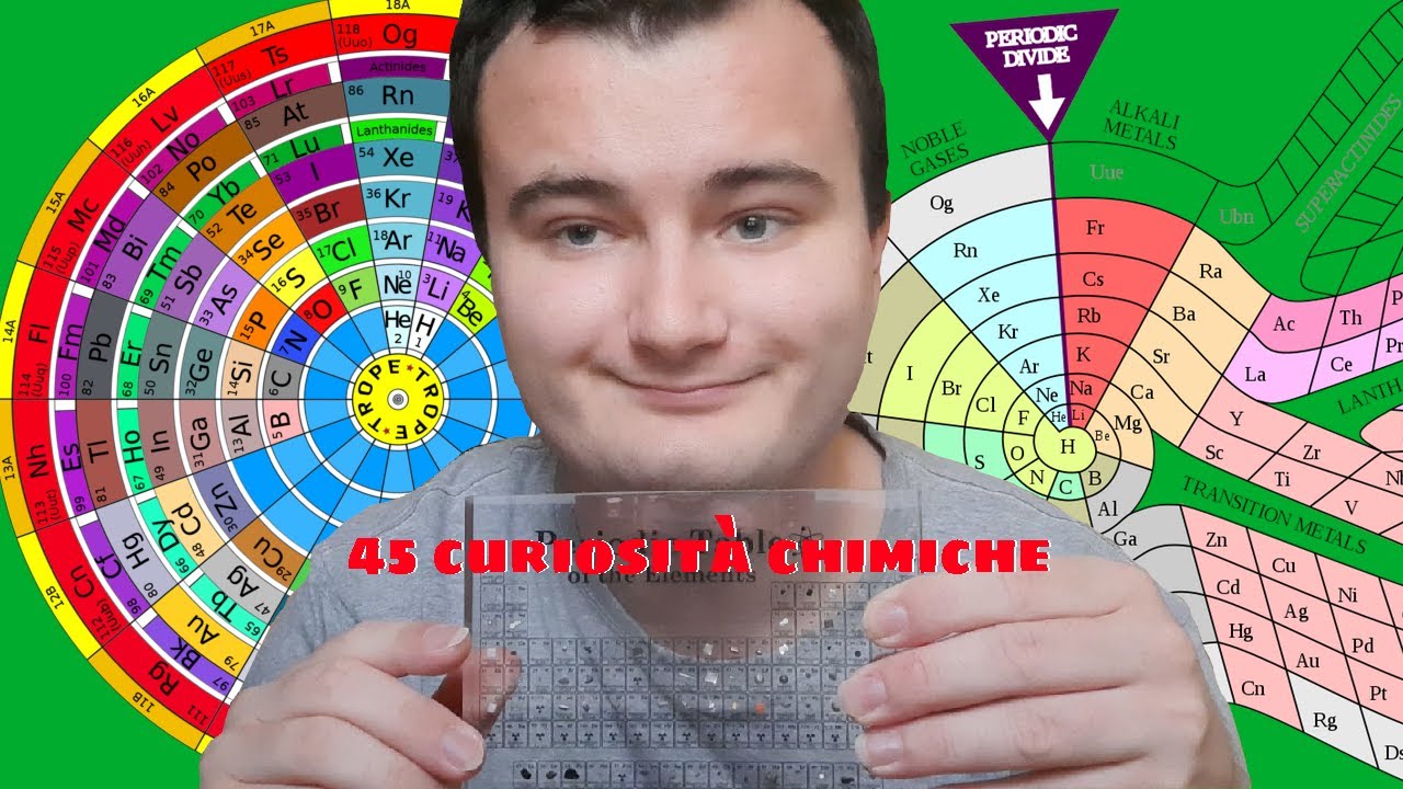 45 curiosit&agrave; sugli elementi chimici