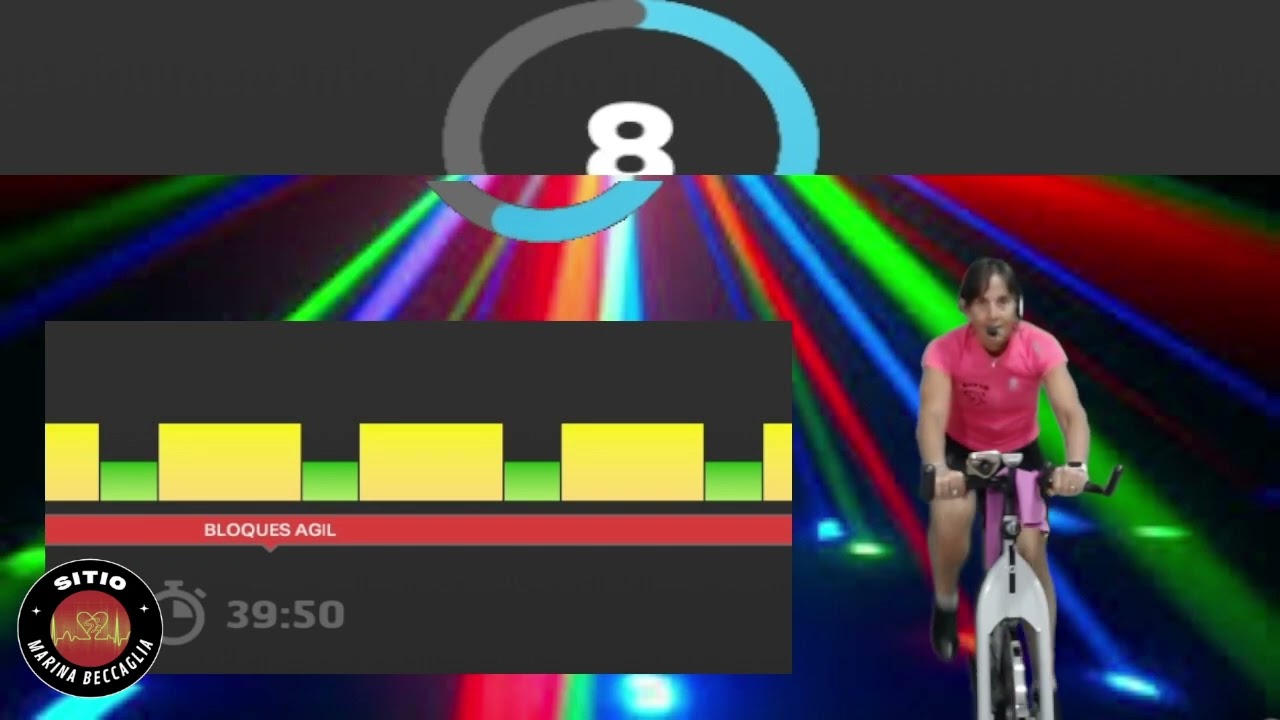 Clase de Spinning completa, quemamos grasas con esta clase de fondo guiada