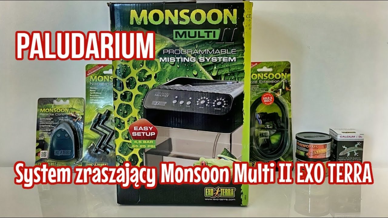 Kompletuję  Paludarium | System zraszający Monsoon Multi II EXO TERRA