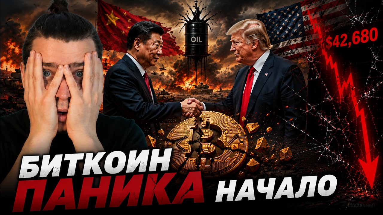 ⚠️ВОЙНА ТРАМПА И СИ! БУДЕТ ОЧЕНЬ БОЛЬНО! РЫНКИ НА ГРАНИ! БИТКОИН И АЛЬТКОИНЫ ТОЛЬКО НАЧАЛО САМОГО