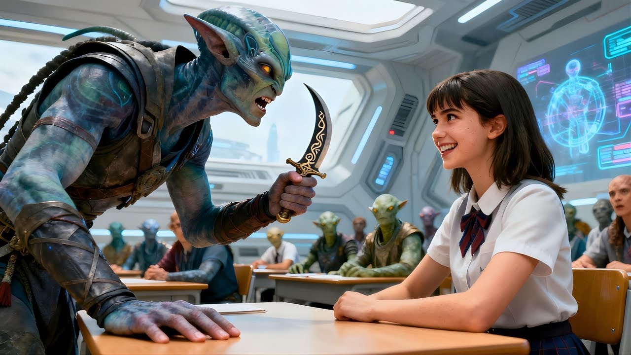 Il sort un couteau en plein cours — La Deathworlder sourit et met fin à la leçon | HFY | SCI-FI