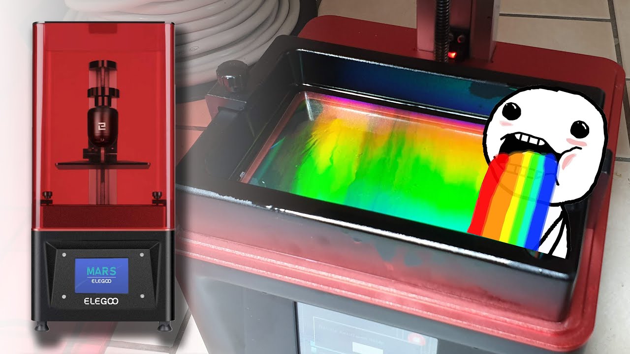 250$ MSLA / LCD 3D Printer: Elegoo Mars
