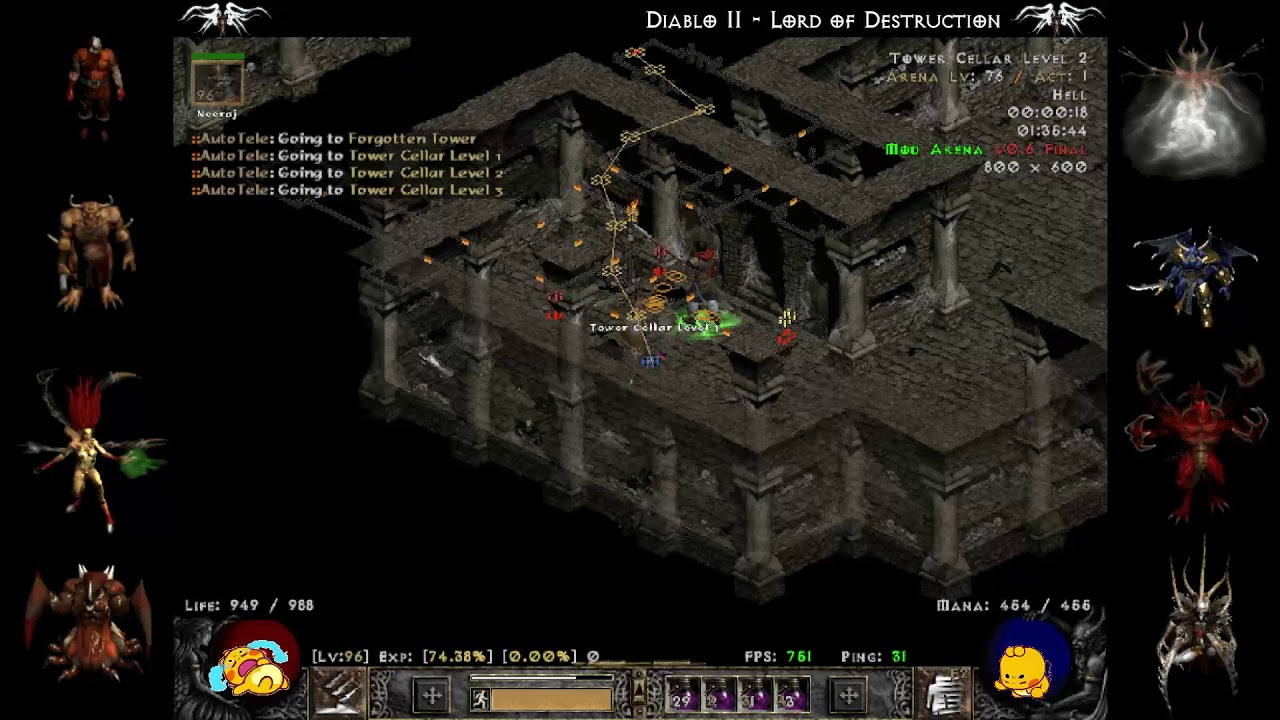 Diablo II  - Arena - Key of Terror