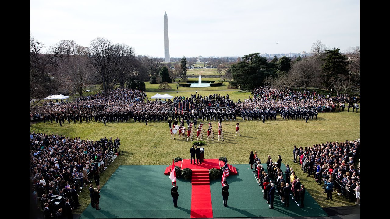 Canada Official Visit Arrival Ceremony