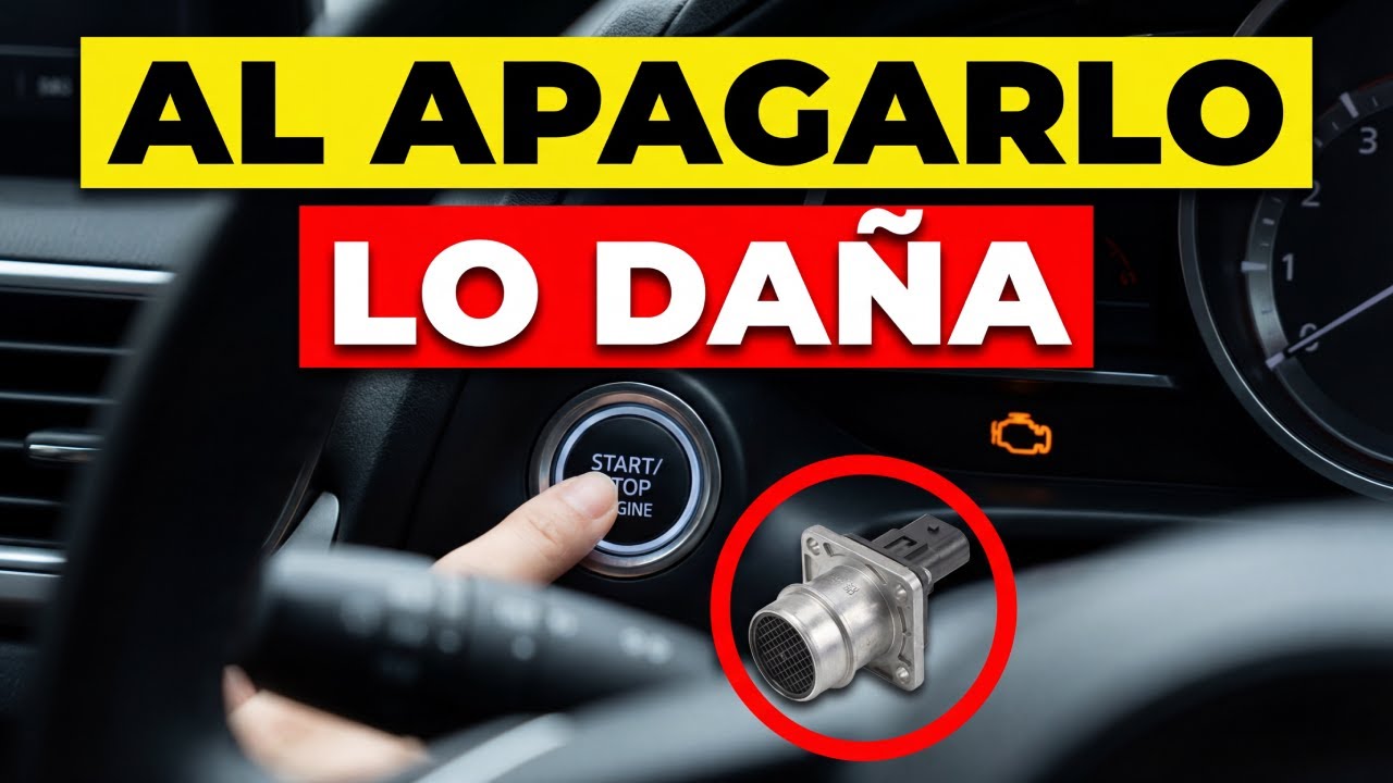 Este Hábito al Apagar el Auto Daña Sensores y Nadie Te Lo Advierte