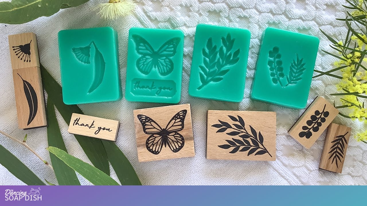 How to Create Custom Soap Designs Using Rubber Stamps / Tweak of the Week