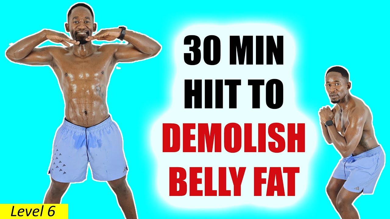 🔥DEMOLISH BELLY FAT - 30 Min Intense HIIT Workout for Losing Belly Fat🔥