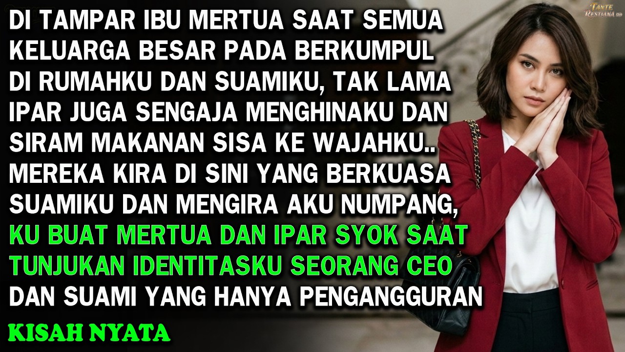 DI TAMPAR MERTUA DAN DI HINA IPAR ! MEREKA MENGIRA AKU MISKIN, KU BUAT MEREKA MALU DAN MENYESAL