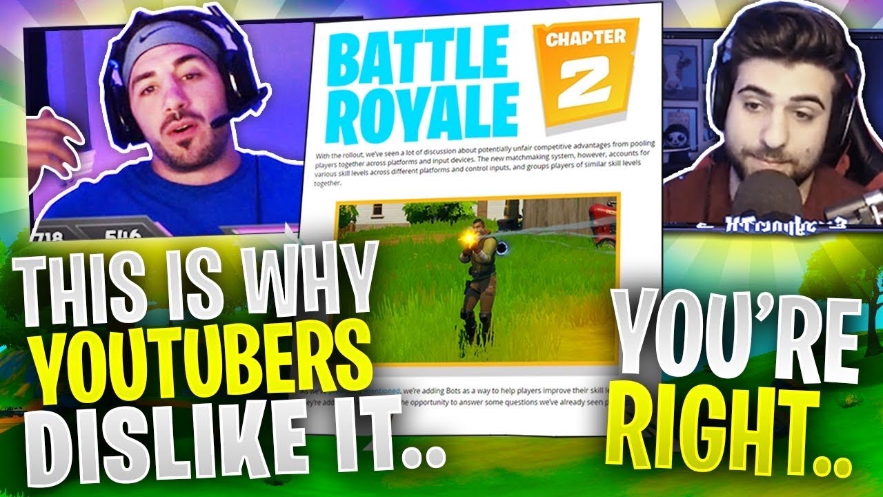 Why Fortnite Chapter 2 Could Be Bad For YouTubers.. Ft. SypherPK