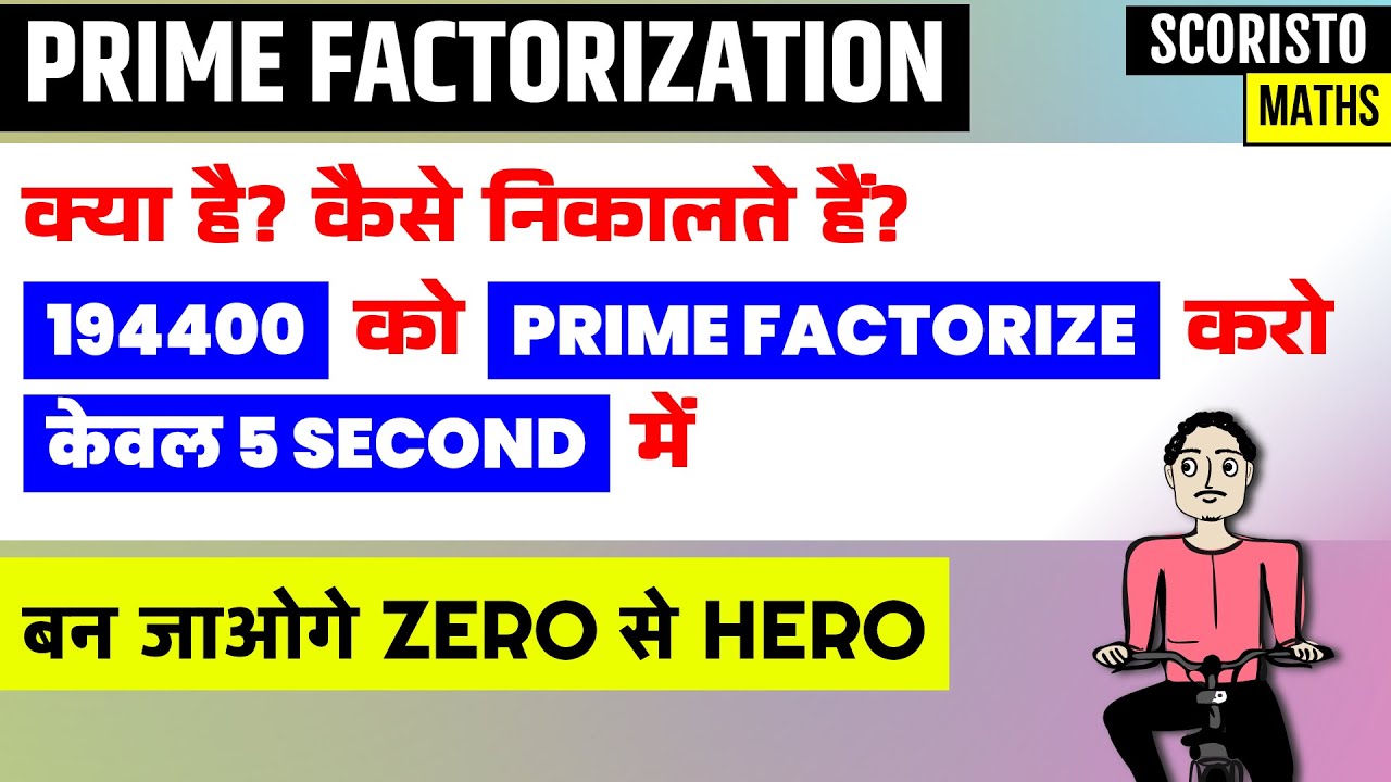 Prime Factorization (Explanation + Full Concept + Quick Tips)