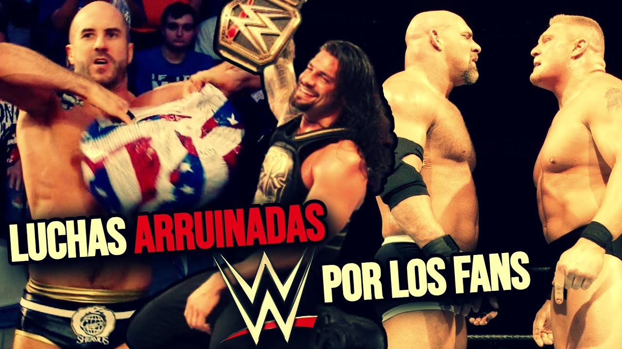 9 LUCHAS DESTROZADAS POR LOS FANS EN WWE 💀 | Mr. Dabliuh
