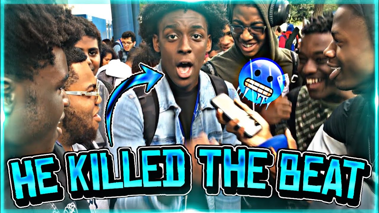 FREESTYLE RAP BATTLE (IT GOT CRAZY) HIGHSCHOOL EDITION