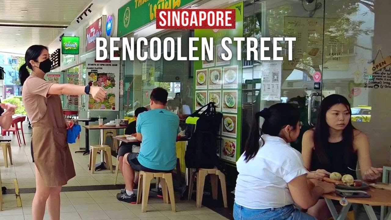 【4K】Singapore | Bencoolen street | March 2022