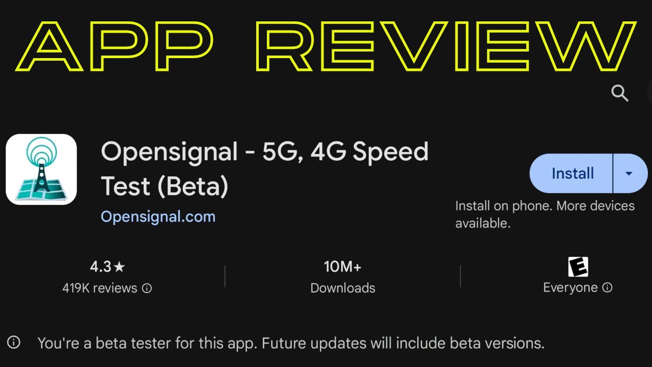 OpenSignal How To See Coverage Map All The Carriers Test Network Speed Test AT&T T-Mobile Verizon 5G