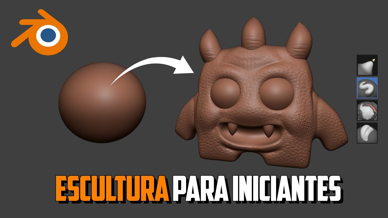 Esculpindo com BLENDER para INICIANTES! (Tutorial)