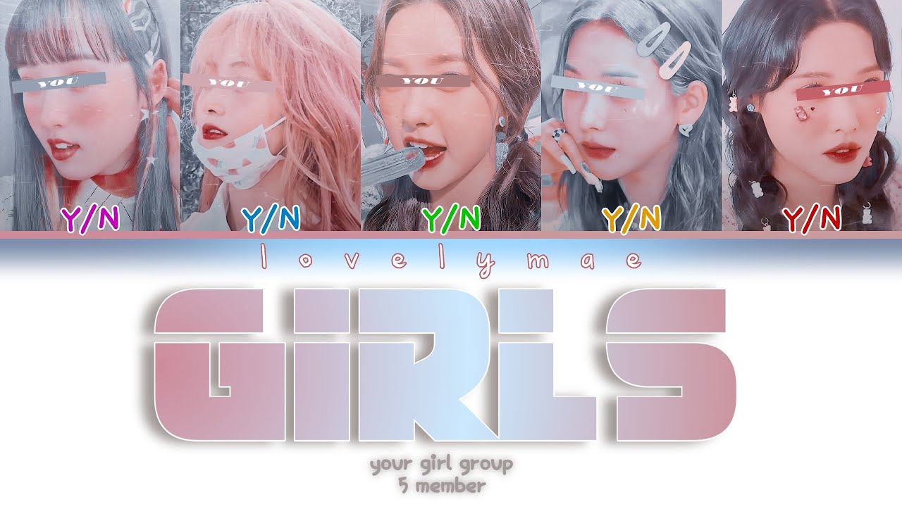 your girl group (5 members) - Girls [aespa 에스파] | color color lyrics 너의 여자 그룹