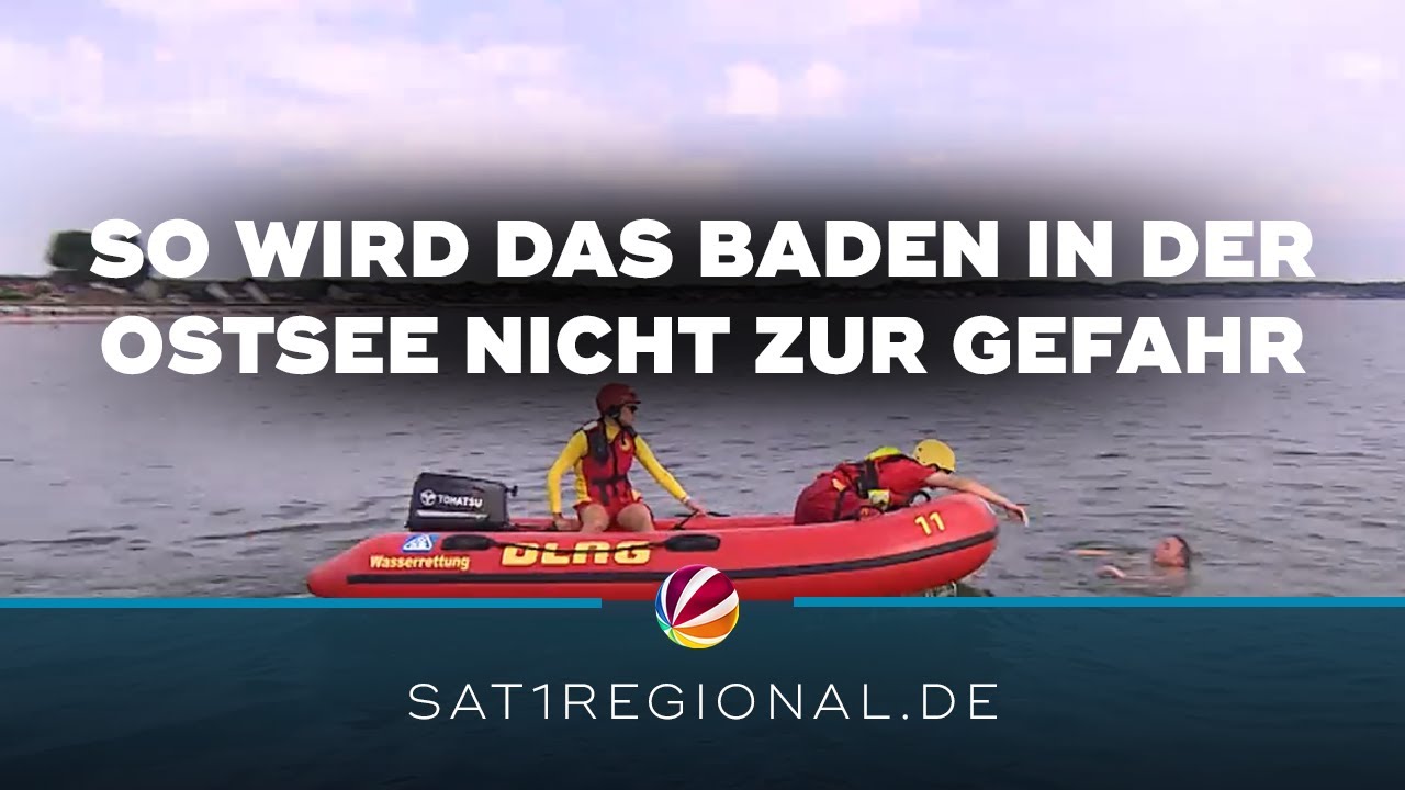 DLRG gibt Tipps: So wird das Baden in der Ostsee nicht zur Gefahr