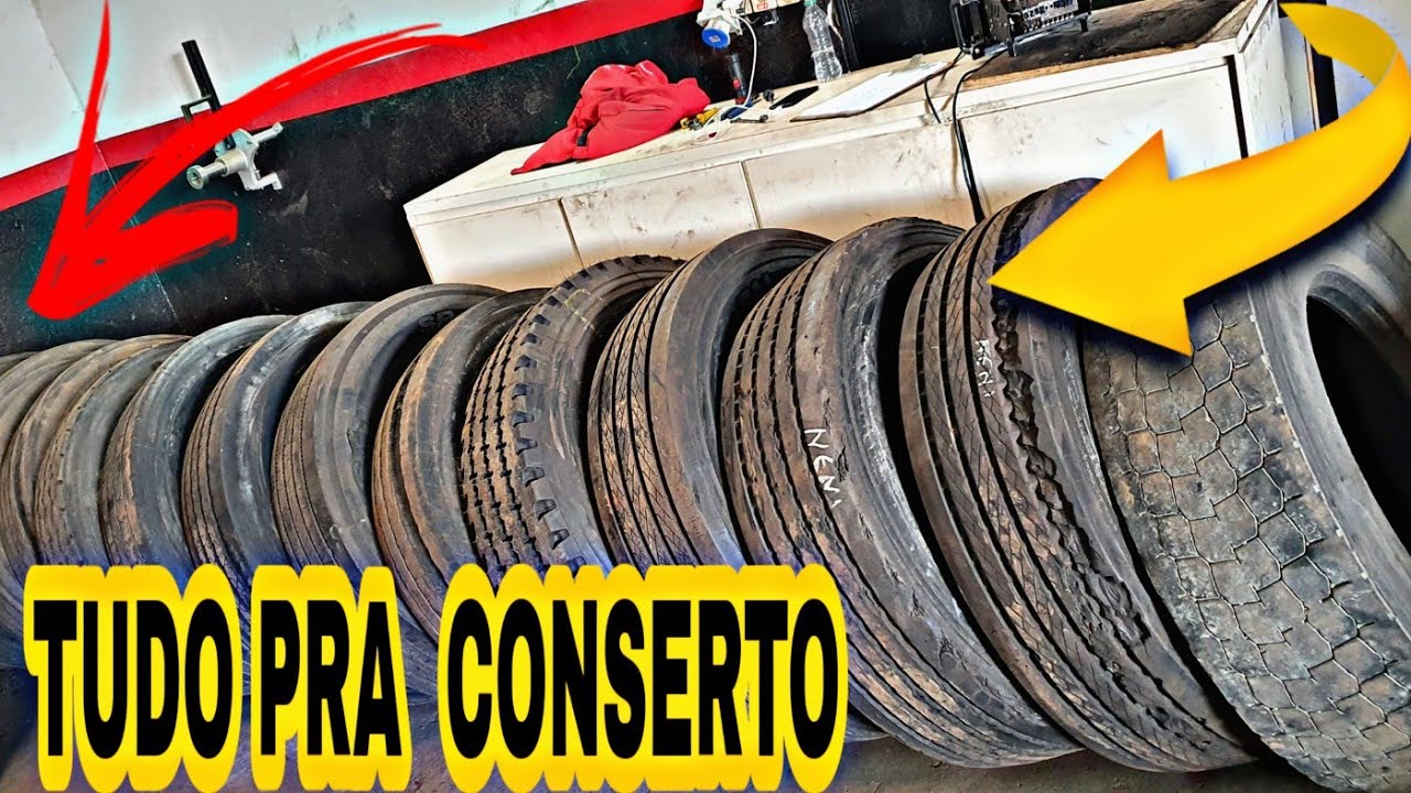 VOCÊS SABEM COMO NÓS CAMINHONEIROS FAZEMOS PRA CONSERTAR NOSSOS PNEUS NA ESTRADA????
