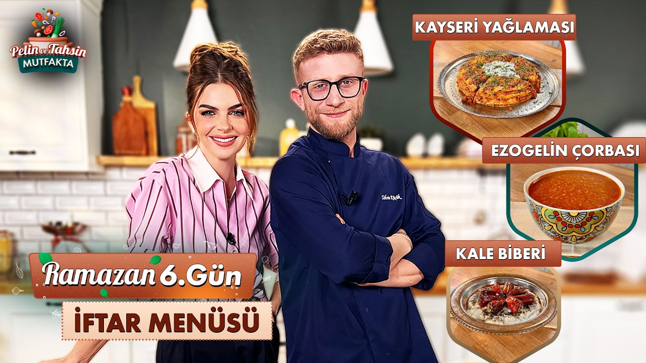 Kat Kat Kayseri Yağlaması, Çıtır Kale Biberi, Ezogelin Tarifi | Pelin ve Tahsin Mutfakta 6. Bölüm