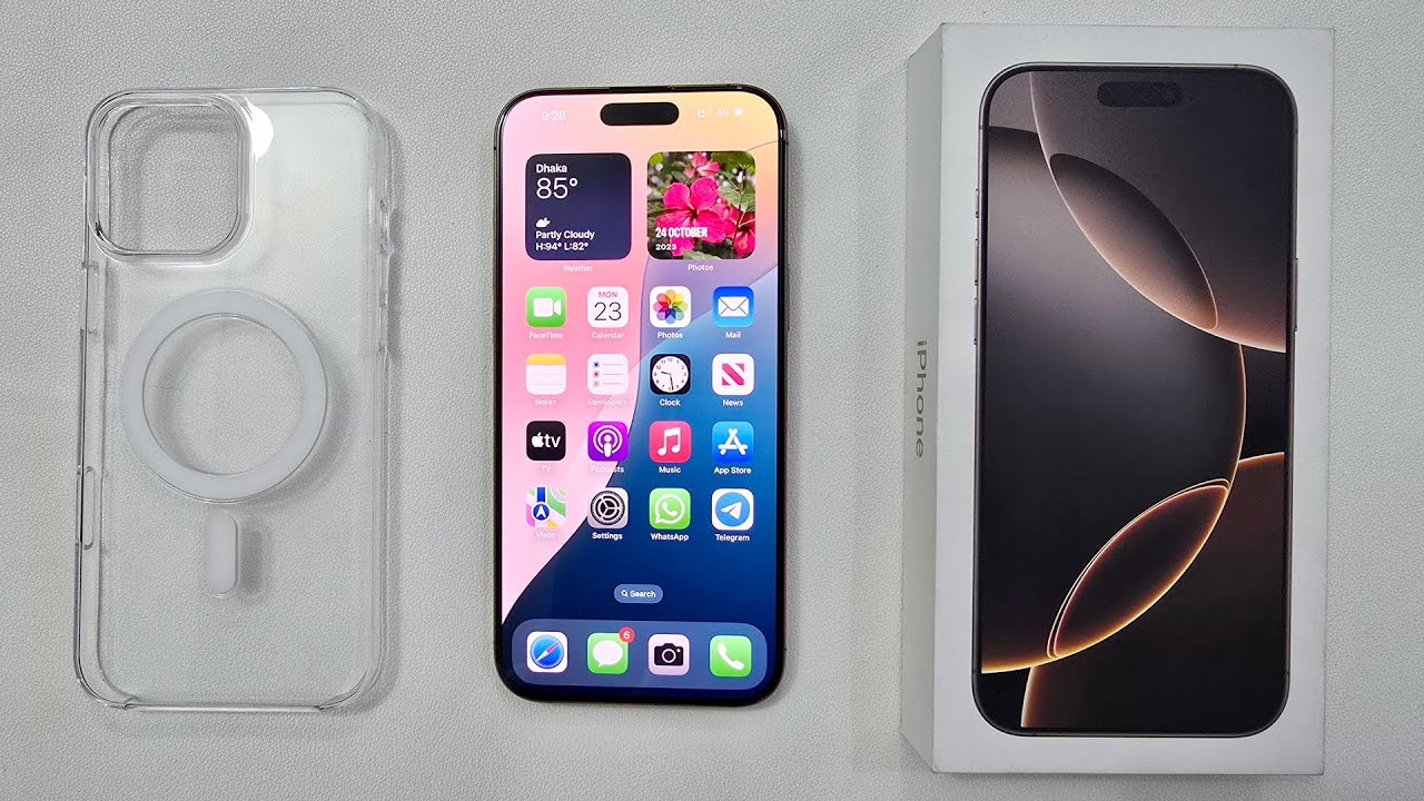 Apple iPhone 16 Pro Max Unboxing - Desert Titanium & Camera Test