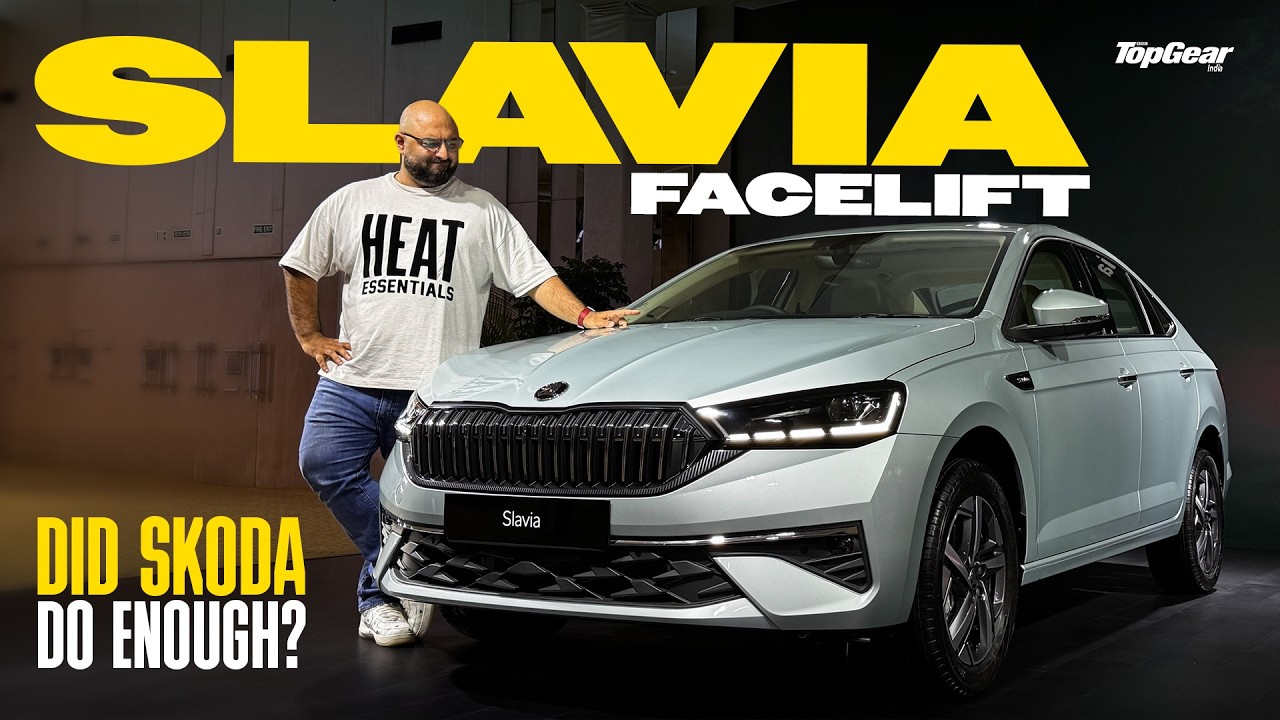 Обзор обновленной Skoda Slavia на YouTube V01