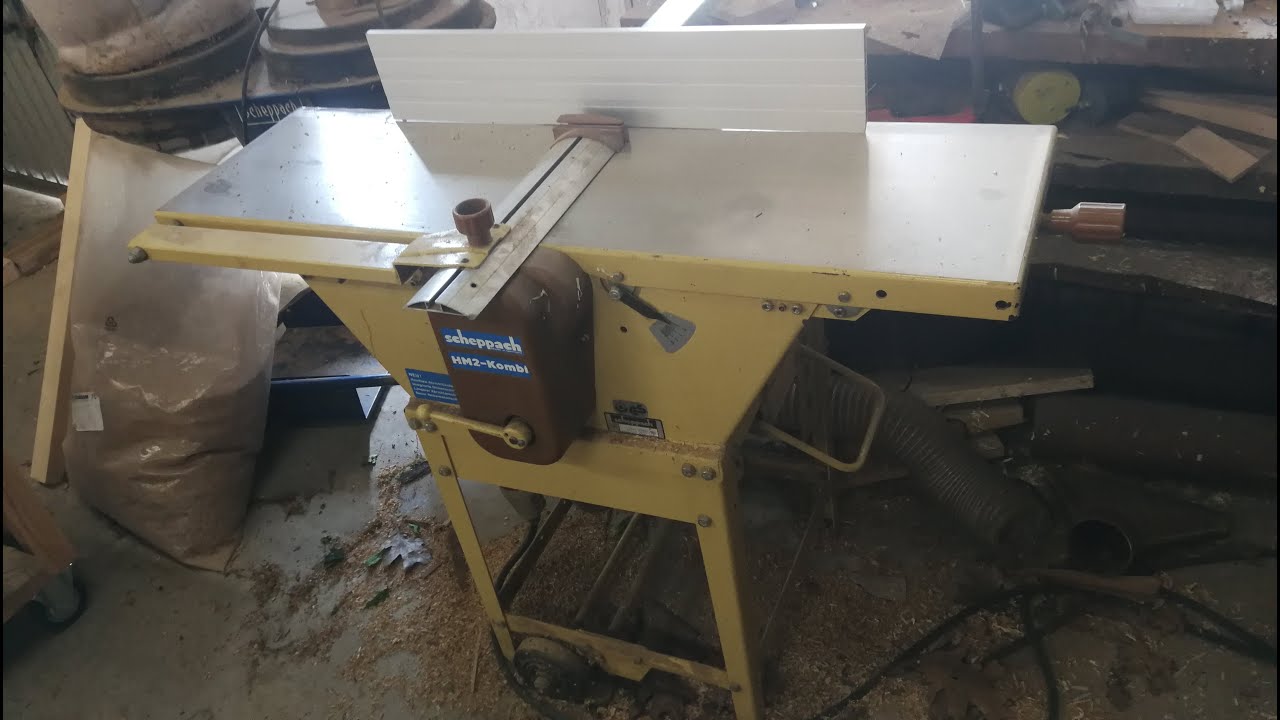 Scheppach Hm 2 Kombi // Abricht Dickenhobel Review Vorstellung