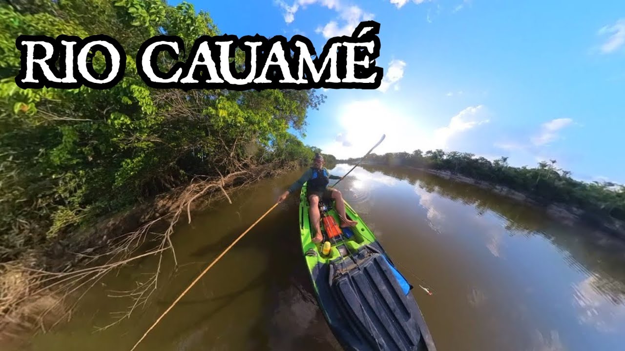 FUI PESCAR SOZINHO, FOI UMA EXPERI&Ecirc;NCIA MUITO ESTRANHA - Pescaria no Rio Cauam&eacute; em Boa Vista Roraima