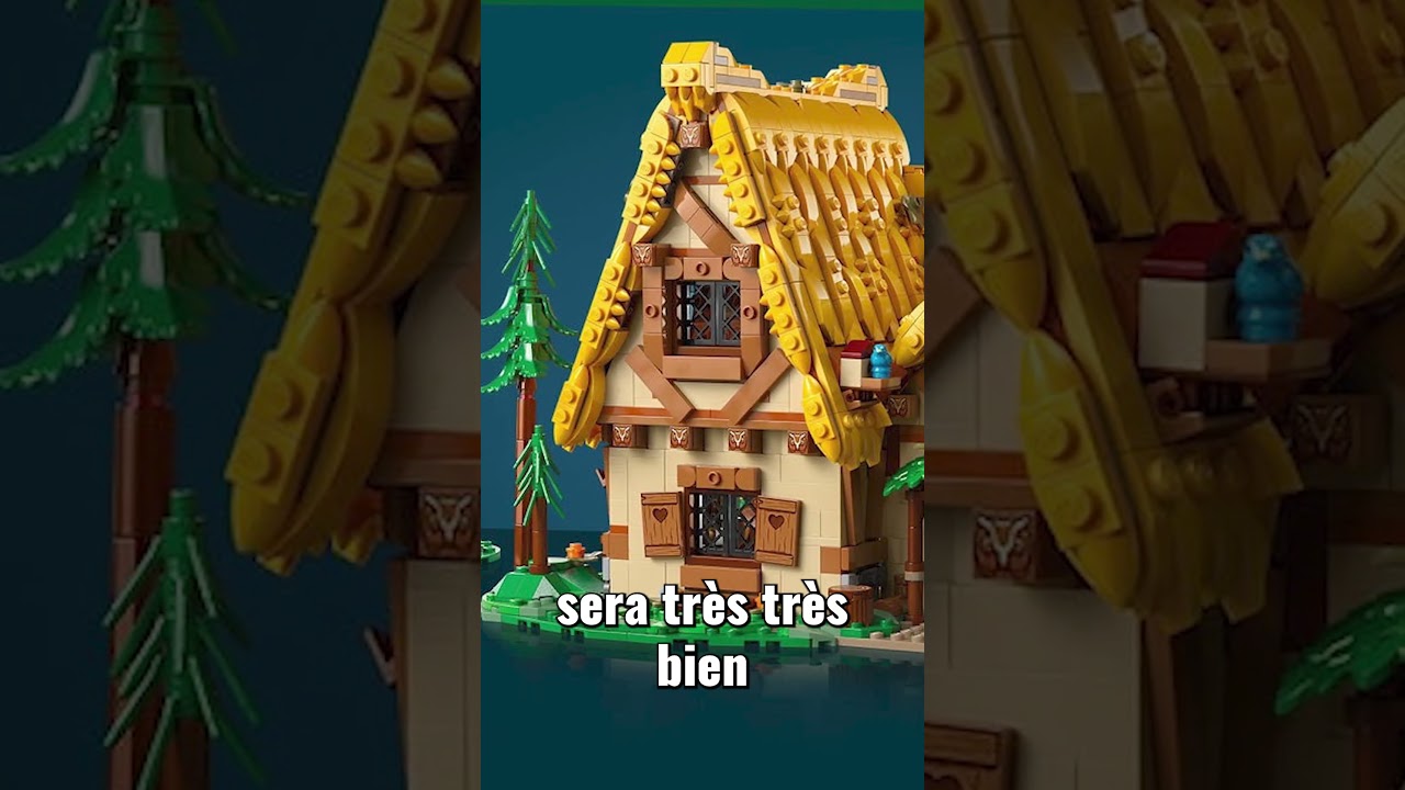 La Chaumière de Blanche-Neige et des Sept Nains chez @lego #disneyclassics #blancheneige