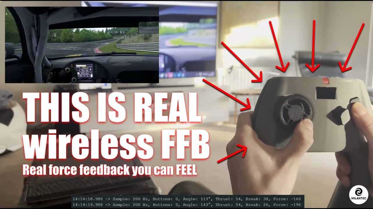 A Handheld Controller with REAL Wireless Force Feedback?! (Sim Racing Innovation)