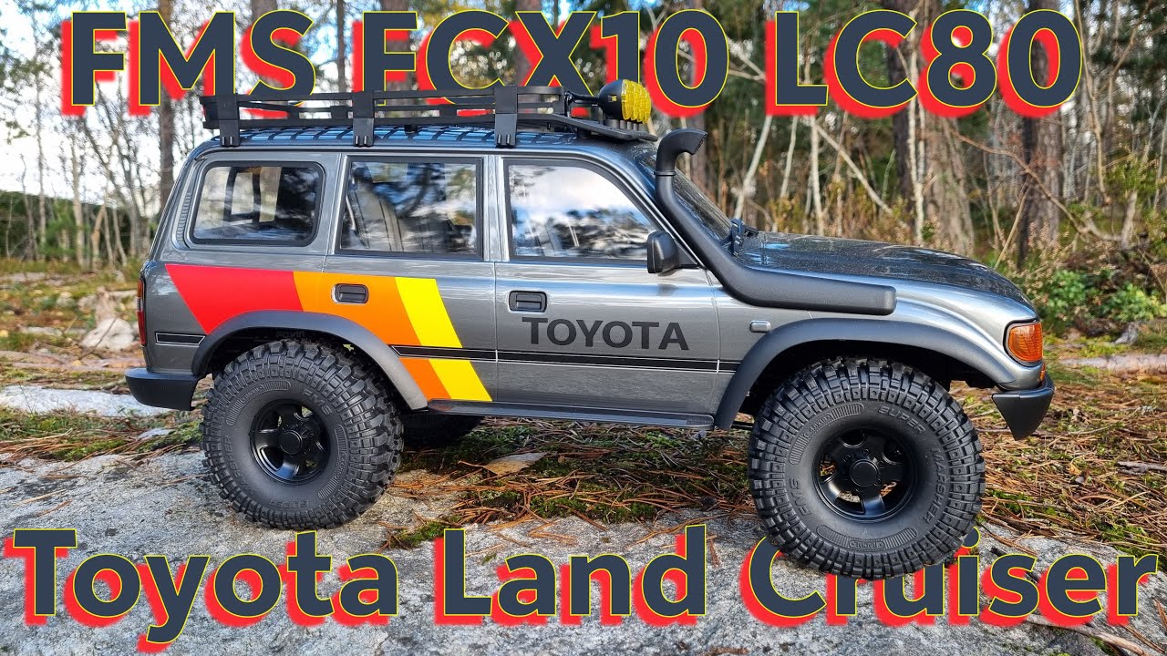 FMS FCX10 LC80 Toyota Land Cruiser -  First run