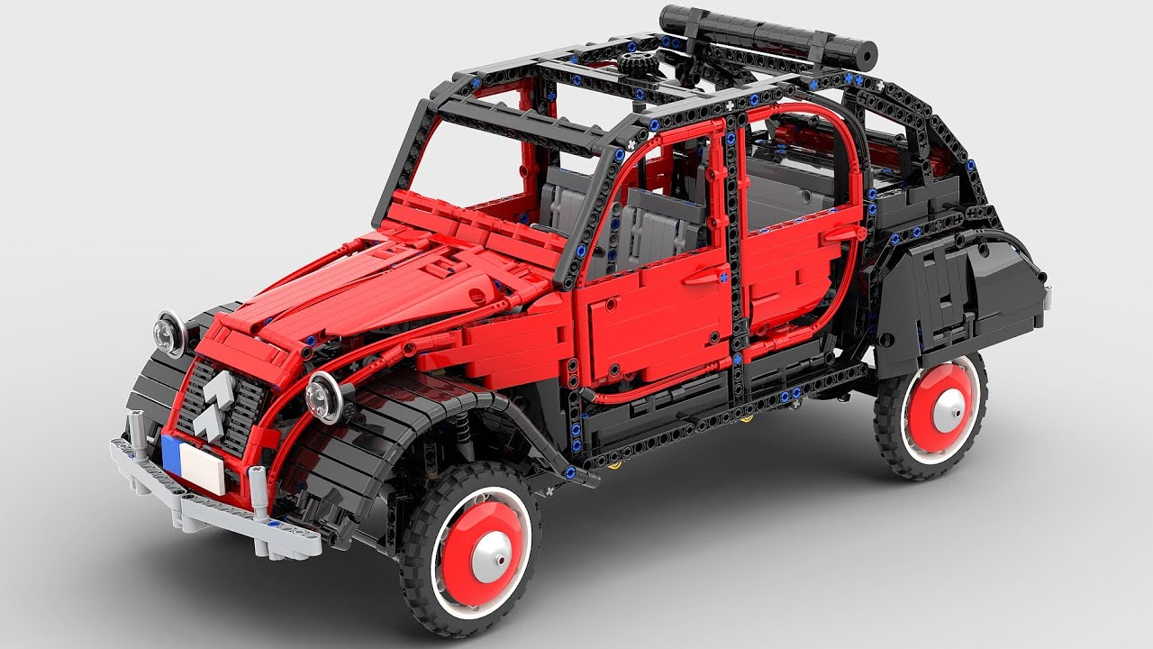 How I redesigned this Citroën 2CV Charleston in LEGO Technic