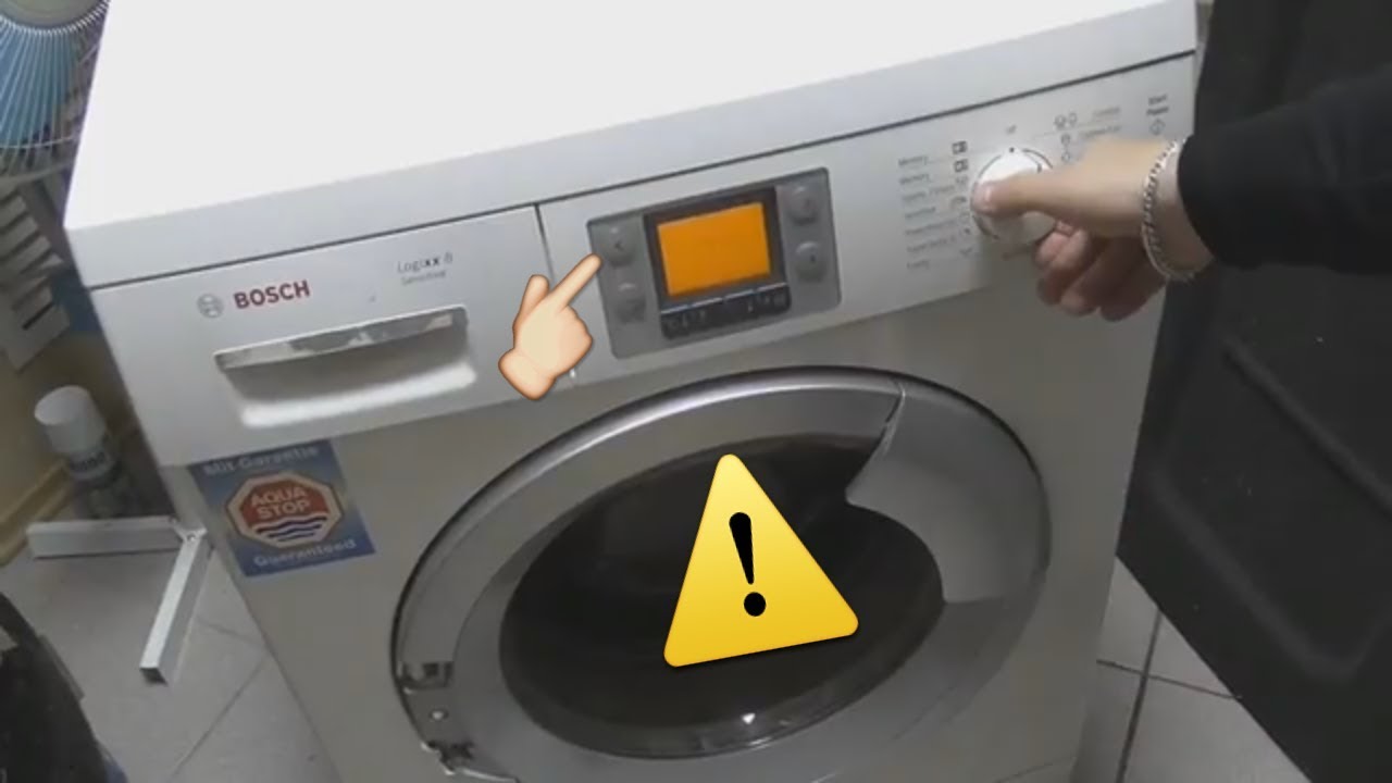 Ремонт стиральной машины Bosch ошибка - error F23, F60/ Устраняем причину