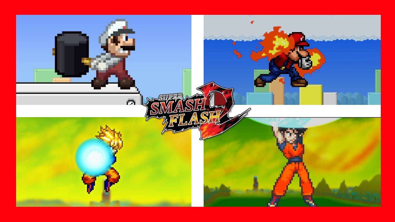 ✅ Эволюция финальных смешей в Super Smash Flash 2 (от версии 0.8b до бета-версии 1.3) | SSF2