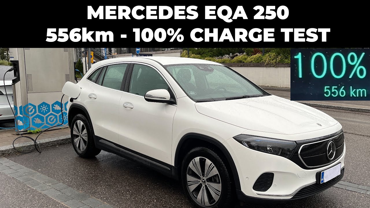 ⚡️Mercedes EQA 250 - 556km Range 100% Charge Test!🔋