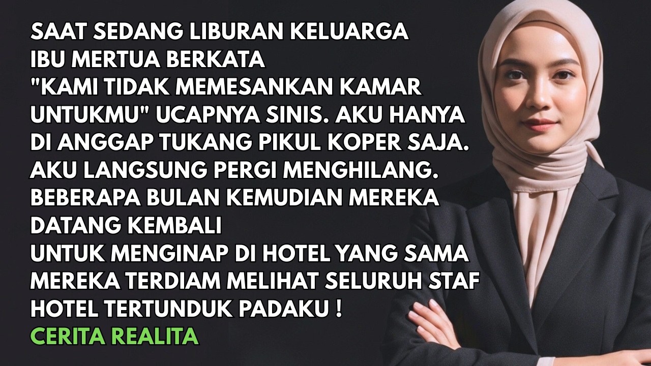 Saat Liburan di Hotel, Ibu Mertua Menghinaku di Lobi Mereka Tak Tahu Aku Pemilik Hotel Itu