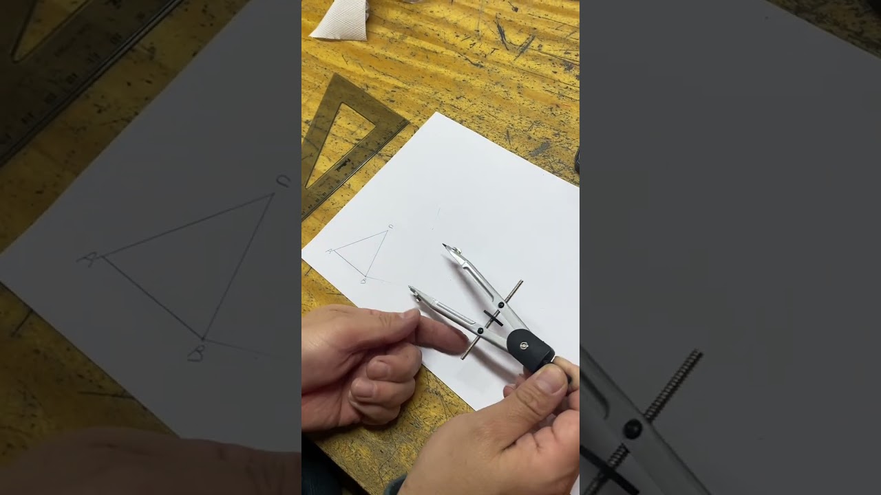 Rotación con Transportador y compás